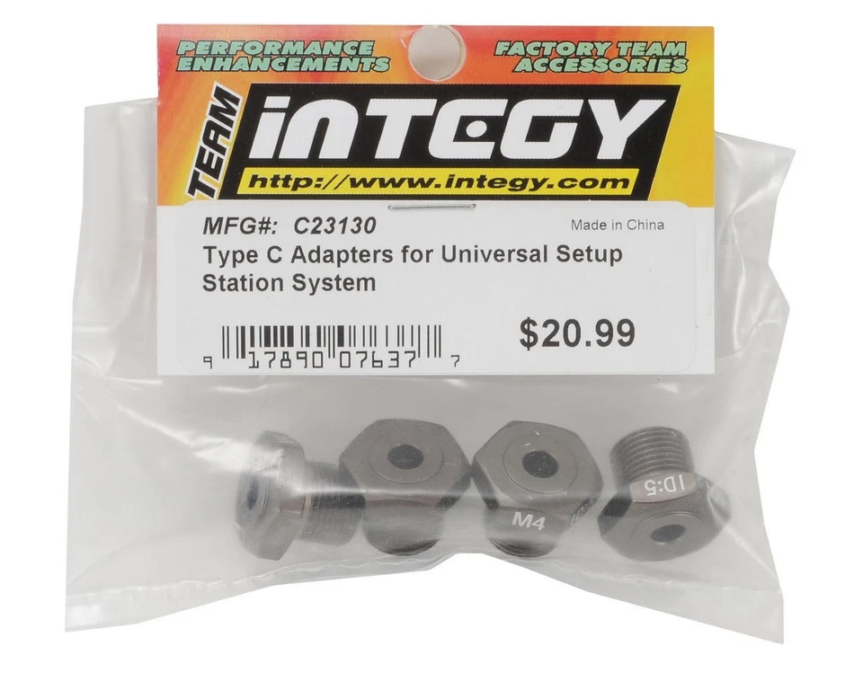 Team Integy Universal Setup Station "Type C" Adapter Set [INTC23130] - Image 2 of 2