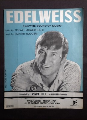 VINCE HILL Edelweiß ~ Noten!
