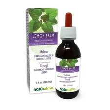 Naturalma Lemon Balm Melissa officinalis Leaf Alcohol-Free Tincture - 4 fl oz...