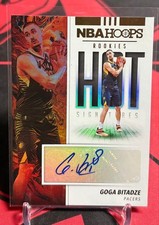 Goga Bitadze Pacers Autographed Rookie Card. rookie card picture