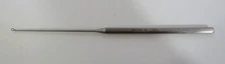Aesculap OF356R Buck Ear Curette 6" Curved Blunt Fig. 0 Outer Diameter - 2mm