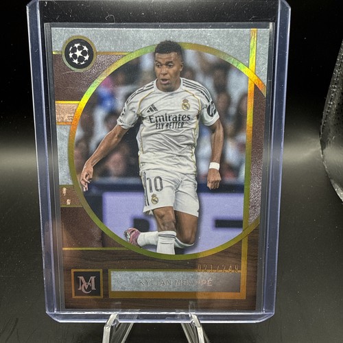 2025-26 Topps Museum Collection UEFA CC Kylian Mbappe #22 Gold 21/249 Madrid