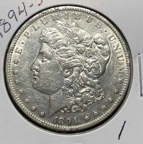 1894-S MORGAN SILVER DOLLAR,  XF DETAILS