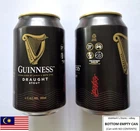 EMPTY -  GUINNESS DRAUGHT  can MALAYSIA  300ml Collect 2026 Asia Display Black