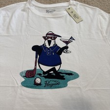 Original Penguin by Munsingwear Men's Golf Graphic Logo T-Shirt White L