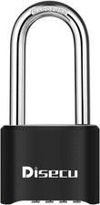 1 Pack Heavy Duty 4 Digit Combination Lock, 2.5 Inch Long Shackle Outdoor Water