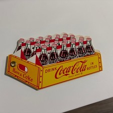 Vintage COCA COLA 1950s YELLOW CRATE SHAPED PLANT TOUR BOOKLET High Grade