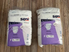 Seni Active Super Plus Underwear Size Large 2 Packs 18pcs x 2
