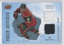 2008-09 Upper Deck Artifacts Frozen Jersey Dual Blue 27/50 Marian Gaborik o8n