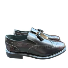 Executive Imperials Men's Tassel Loafers 9D Brown Leather Dress Shoes