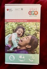 NEW Infant CPR Anytime AHA Heart Association DVD Training Baby Manikin Learning