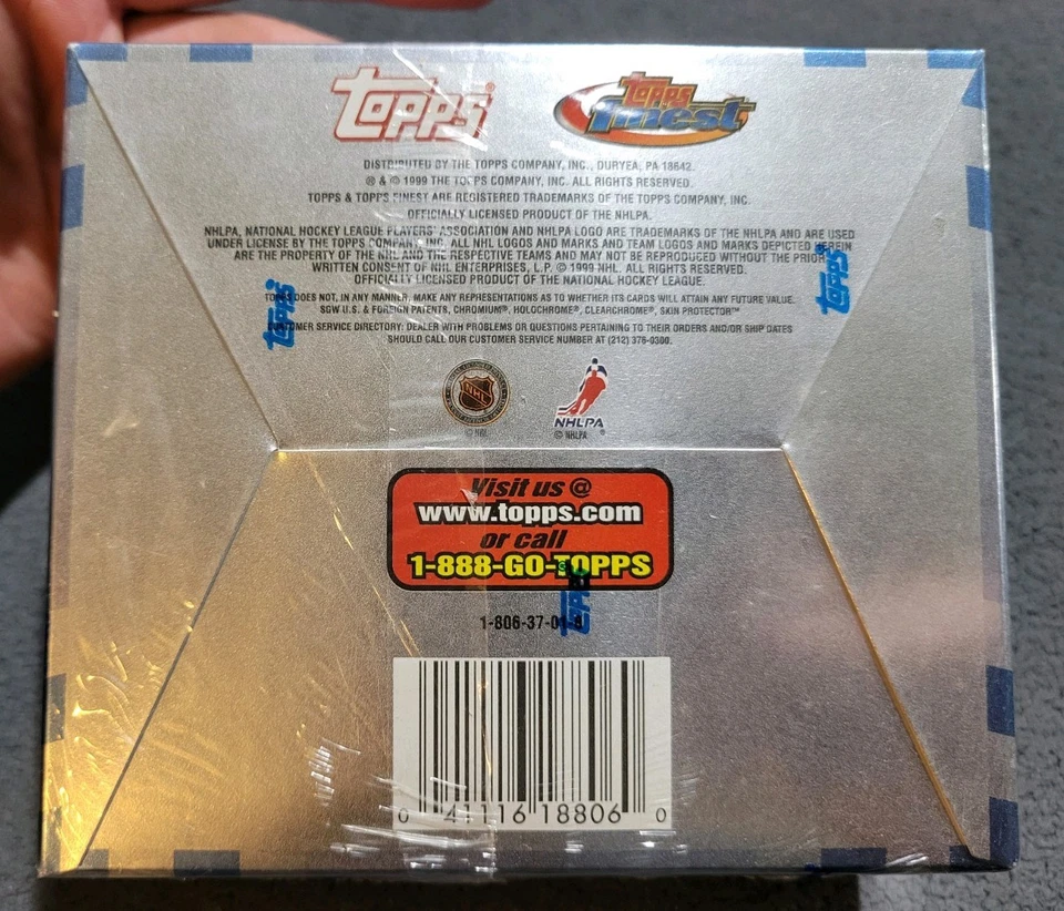 1998-99 TOPPS FINEST HOCKEY, BOX FACTORY SEALED. - Image 3 of 3