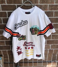 Camiseta vintage del equipo de béisbol de los tigres de los OSAKA XL CAMPEÓN DE LA LIGA Japón ~2005~