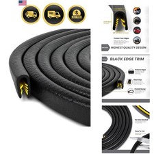 Edge Trim Black Large 10 Feet Fits Edge 1 4 Inch Flexible Easy Install