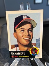 Ed Mathews  1991 Topps Baseball Archives 1953 Ultimate #37 - Boston Braves