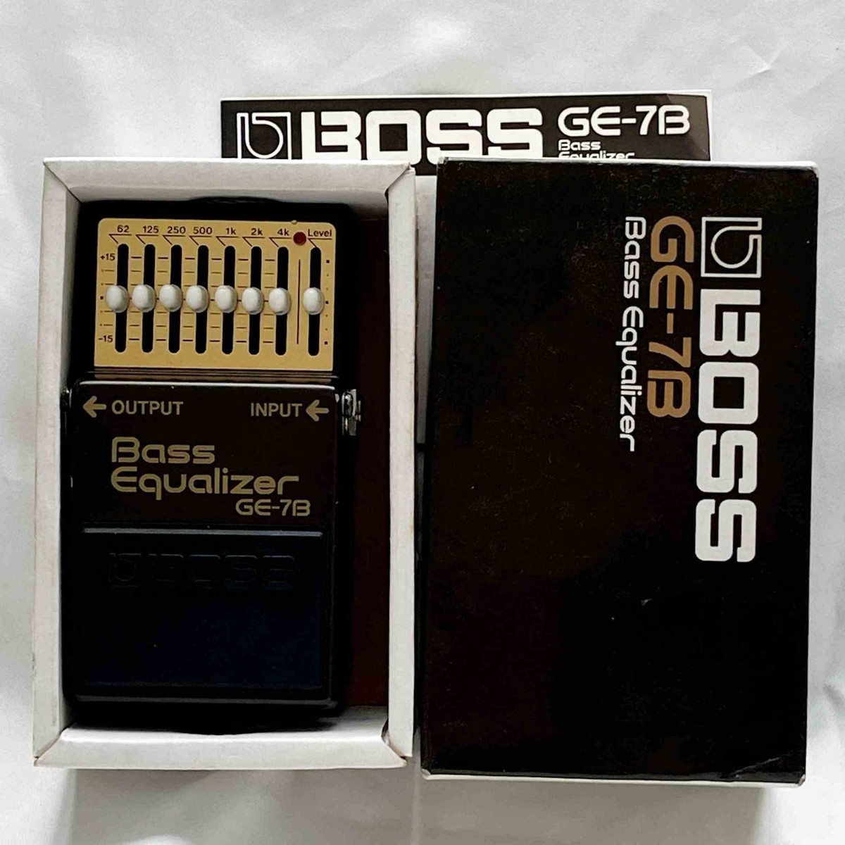 BOSS GE-7B Bass Equalizer 1987 W/Box Guitar Effect Pedal Made in