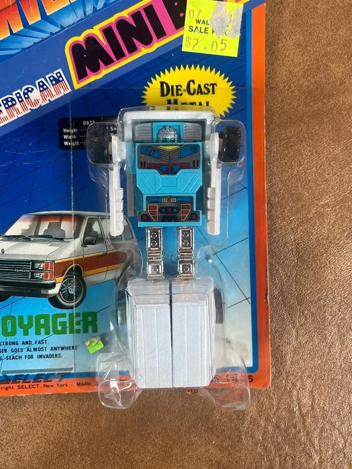 Voyager Van Select Convertors Transforming Action 1984 De colección NUEVO SELLADO Foto 4 de 4