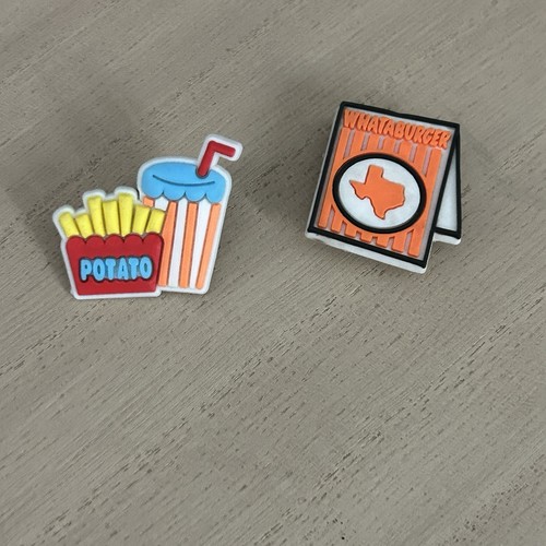 Whataburger Croc Charms Set Of 2 Shoe Jewelry Burger Drink