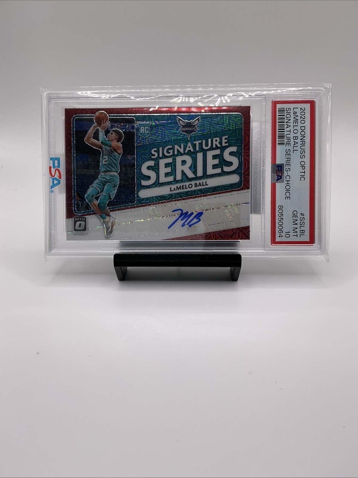 2020 DONRUSS Optic LaMelo Ball Signature Series Choice PSA 10