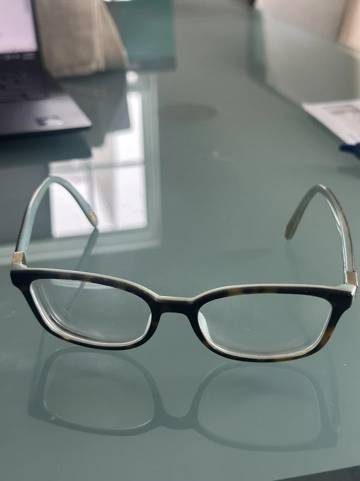 GAFAS TIFFANY & CO TF 2094 8134 52-17 140 AZUL TORTUGA HECHAS EN ITALIA Foto 3 de 3