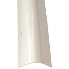Corner Guard, White, 3"W X 48"H, Pvc-48R-Wh