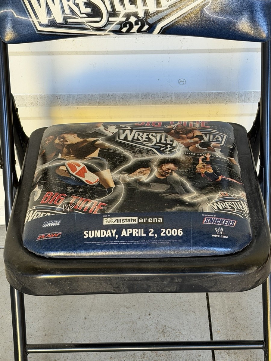 WWE Wrestlemania 22 Commemorative Ringside Chair - Rare AllState