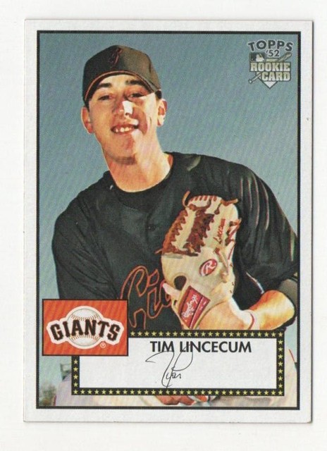2007 Topps Rookie 1952 Edition Tim Lincecum : San Francisco Giants 130