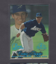 1997 FLAIR SHOWCASE ROW 1 LEGACY COLLECTION #14 CRAIG BIGGIO HOF SP #/100