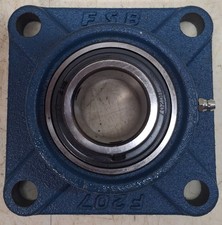 1-3/8" I.D. - 4 Bolt Flange Bearing, UCF207-22, 8 Pcs. Square Flange Bearing