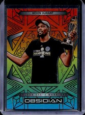 2024-25 Panini Obsidian Kevin Durant Electric Etch Hot Springs #/15 Warriors