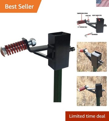 Versatile T-Post Target Hanger - Perfect Conversion Adapter for AR500 Targets
