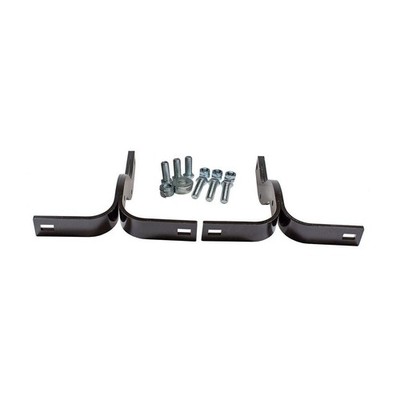 Rear Bumper Bracket Set Paintable Steel Black F-2 1949-1952 F250 1953-1972
