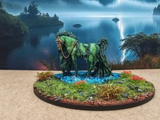 Gut bemalte Kelpie Miniatur - DND - D&D - RPG - Warhammer - Ausstellungsstück (A)