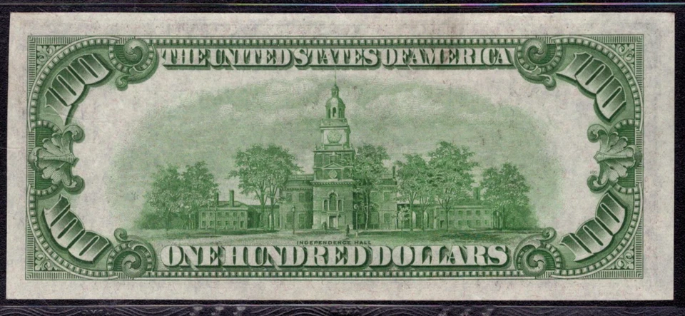 1934 $100 FEDERAL RESERVE NOTE BOSTON FR.2152-A DGS PMG CHOICE UNC CU 64 EPQ - Image 4 of 4