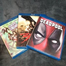 Anti-Hero Blu-ray Lot Deadpool Suicide Squad 300 R-Rated Action Superhero Set