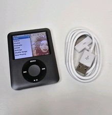 Apple iPod Nano 3rd Generation MP3 Video - Black 8GB - Tested battery ? VGC