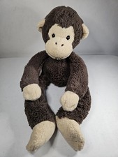 Jellycat Pandy Chimpanzee Brown Chimp Monkey Plush Stuffed Animal Brown Tan