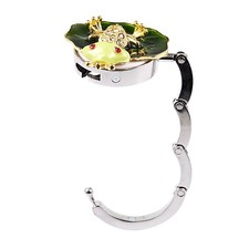 Cute Green Purse Bag Handbag Hanger Hook Holder W1X16834