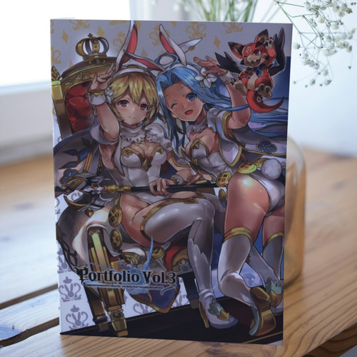 Granblue Fantasy Doujinshi Portfolio Vol.3 Illustration Book B5 32p Japan Used