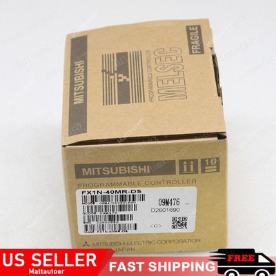New Mitsubishi PLC Programmable Controller FX1N-40MR-DS US Free TAX