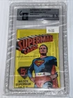 1965 -1966 SUPERMAN WAX PACK (GAI GRADED 8.5) TOPPS