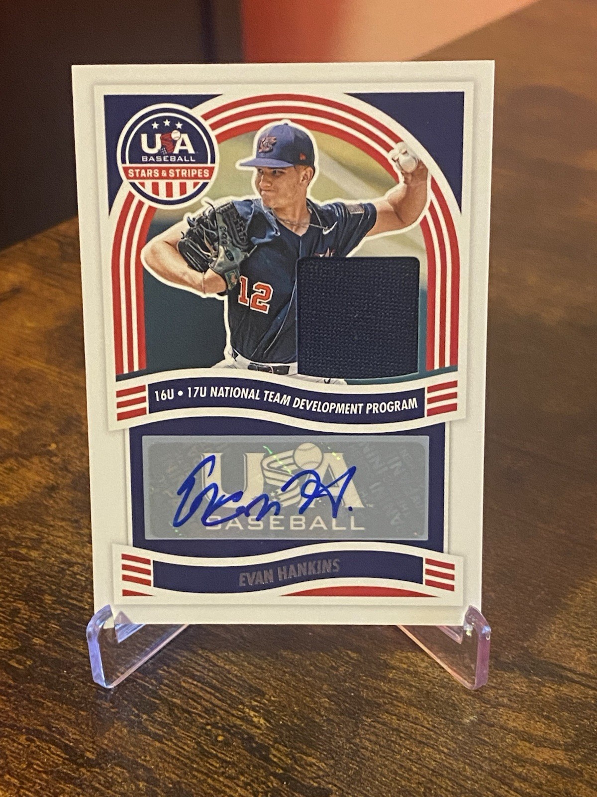 2024 Panini Stars and Stripes - Evan Hankins #NTS-EH Auto