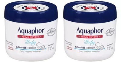 Aquaphor Baby Healing Ointment Advanced Therapy Skin Protectant 14oz (2 Pack)