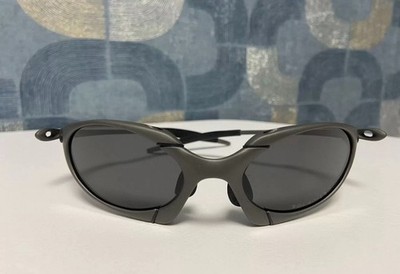 Oakley Romeo X Metal   Glossy Dark Frame/ Black Polarized   NEU!