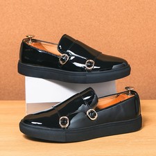 Leather Shoes Soft Loafers Handmade Breathable Slip on Flats Dress Male Shoes