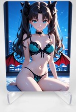 Impresión artística de anime Rin Tohsaka - Tarjeta/4x6/5x7 Waifu coleccionable FAT-RIN-070