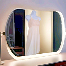 Corsage Slip Dress 36 Ivory Lace Bodice Nylon Adjustable Strap Intimate Lingerie