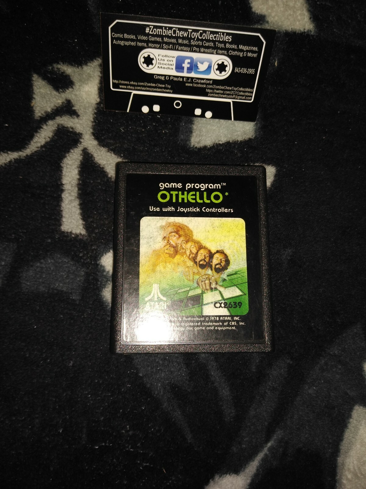 Cartouche De Jeu OTHELLO Pour Atari 2600/7800 - Version PAL, état Correct