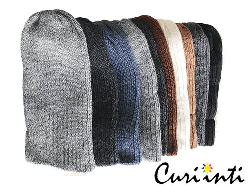 GROSSHANDEL MENGE 50 NATÜRLICHE & EINFARBIGE 2-SEITIGE ALPAKA BERYN MÜTZE KAPPEN 8V - Bild 2 von 12