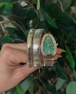 A luxury women's watch, presented as a gift, waterproof and has several features